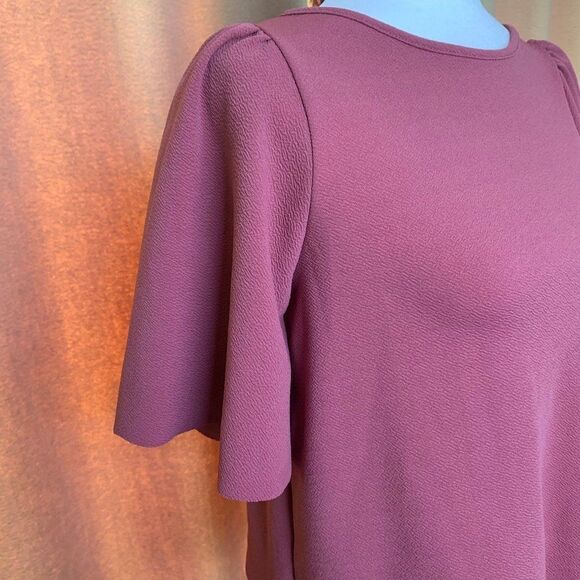 Tahari ASL Terra Cotta Rose Blouse - Picture 3 of 8